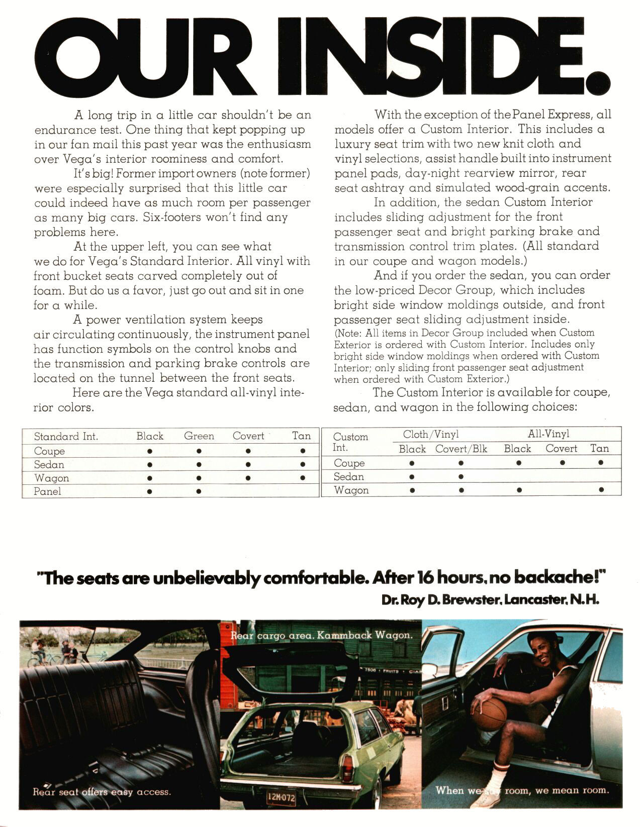 1972 Chevrolet Vega Brochure Page 4